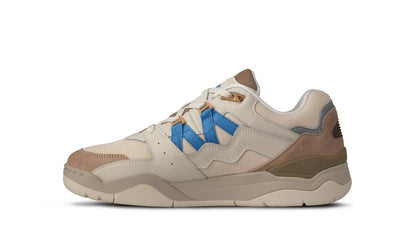WARM TAUPE/ AZURE BLUE